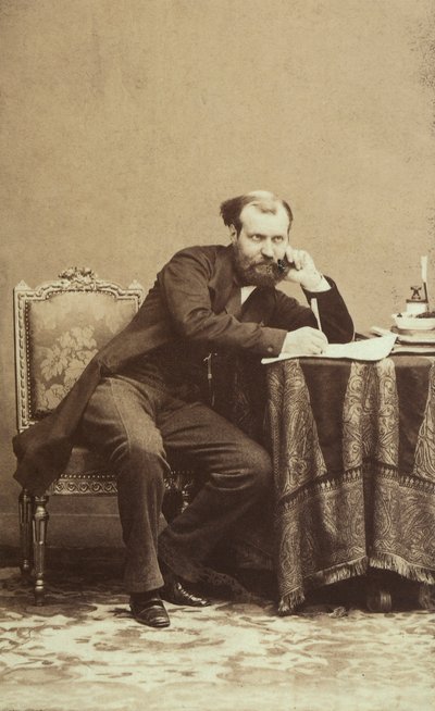 Portret van de beroemde Franse componist Charles Gounod door Unbekannter Künstler