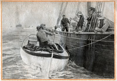 Drooglegging in de Verenigde Staten, gravure door Unbekannter Künstler