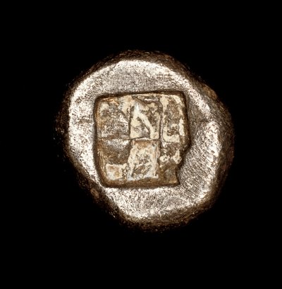 Zeldzame oude munt, zilveren drachme, Athena, 450 v.Chr. door Unbekannter Künstler