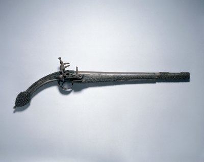 "Ratstaart" Miquelet-slotpistool, Balkan, eind 1700s-begin 1800s door Unbekannt
