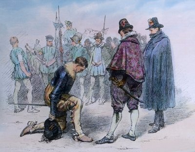Eerbetoon aan de Zweedse koning Gustav Adolf door Unbekannter Künstler