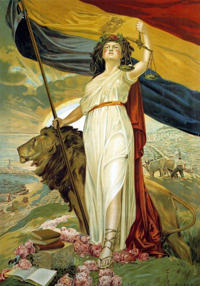 Representatie van de tweede Republiek door Unbekannter Künstler