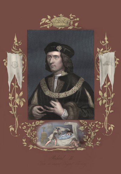 Richard III koning van Engeland door Unbekannter Künstler