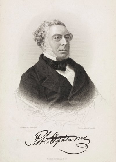 Robert Stephenson, Engelse mechanische en civiele ingenieur, ca. 1850s door Unbekannt
