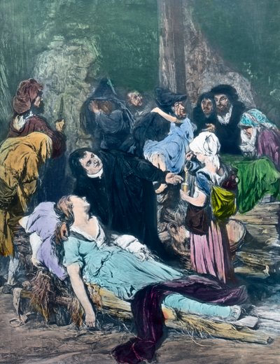 Scène uit het leven van protestantse hervormer Martin Luther door Unbekannter Künstler