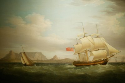 Schip voor Kaapstad in Zuid-Afrika. Nationaal Museum van Cultuur, Pretoria, Zuid-Afrika door Unbekannter Künstler