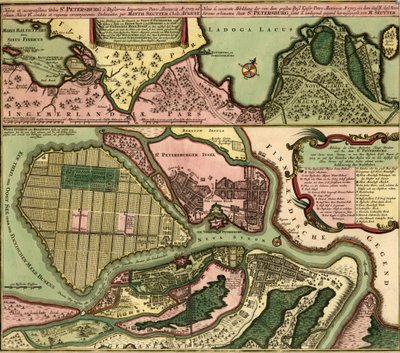 Sint-Petersburg, Rusland door Unbekannter Künstler