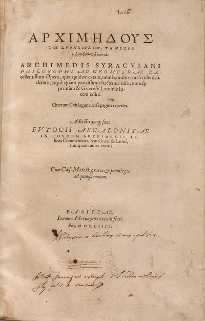 Het Archimedes Palimpsest door Unbekannt