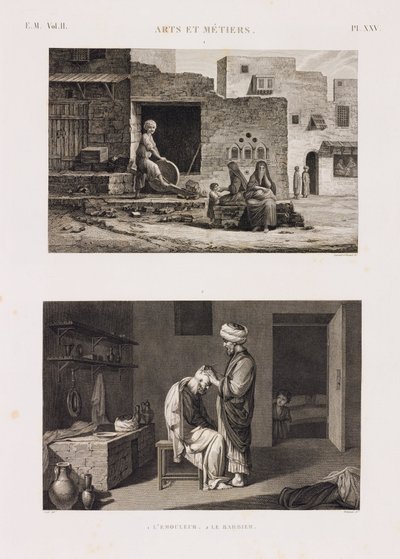 De slijper; De barbier door Unbekannt