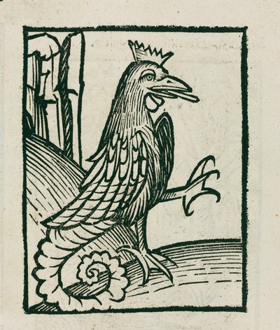 De mythische basilisk door Unbekannt