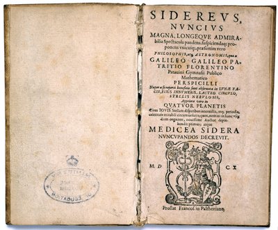 Titelpagina uit Galileo