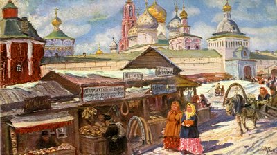 Trinity Lavra van St. Sergius door Unbekannter Künstler