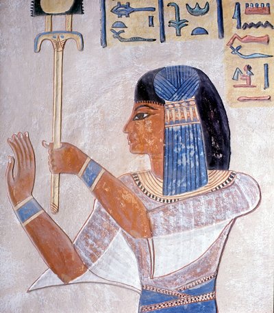 Vallei der Koninginnen, een zoon van RAMSES II. Site van Luxor, Egypte door Leopold Blonder