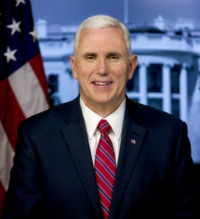 Vicepresident Mike Pence, 2017 door Unbekannter Künstler