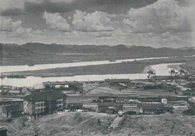 Het Panamakanaal, 1916 door Underwood and Underwood