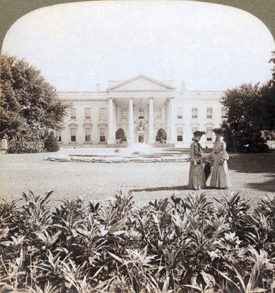Het Witte Huis, de historische residentie van de Chef van de Natie - noordkant-Washington, D.C., 1908 door Underwood and Underwood
