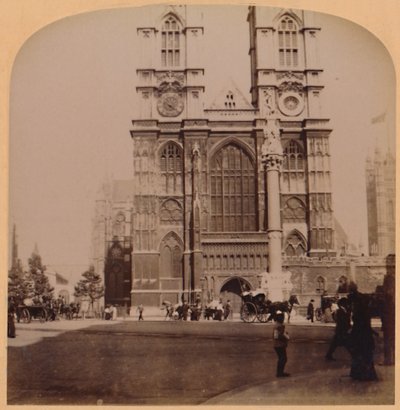 Westminster Abbey, Londen, Engeland, 1896 door Underwood and Underwood