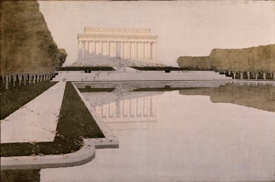 (Lincoln Memorial) door Unidentified