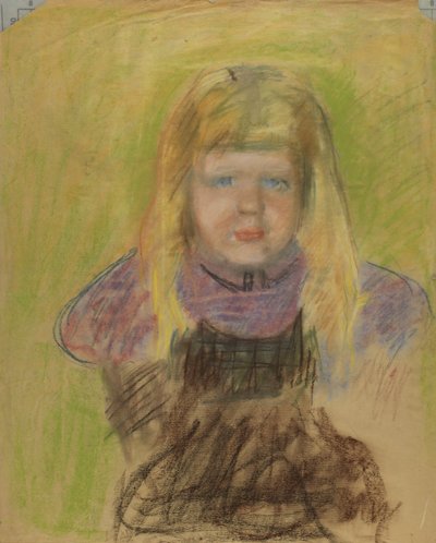 Meisje met Blond Haar door Unidentified