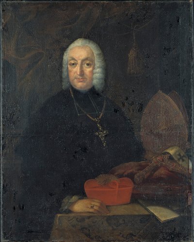 Portret van een kardinaal door Unidentified