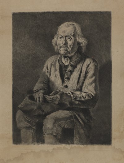 Portret van een man door Unidentified