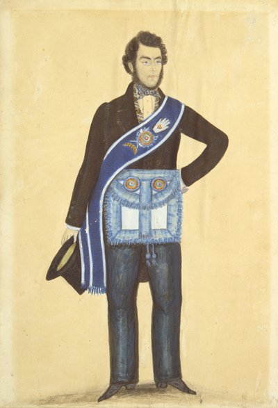 Portret van een buitenbeentje door Unidentified