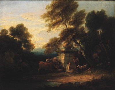 Klein landschap door Unidentified