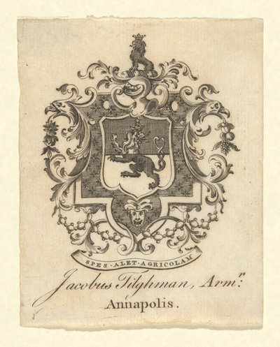 Boekplaat van Jacob Tilgham door Unknown
