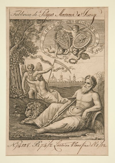 Klassieke Figuren in Landschap door Unknown