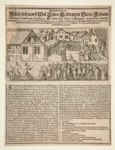 Religieuze Scène met Prediker door Unknown