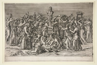 Het Offer aan Priapus door Unknown