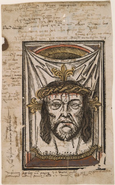 De Sudarium (Veronica) door Unknown