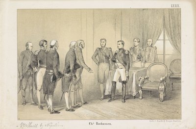 Verhuell bij Napoleon, 1806 door Unknown