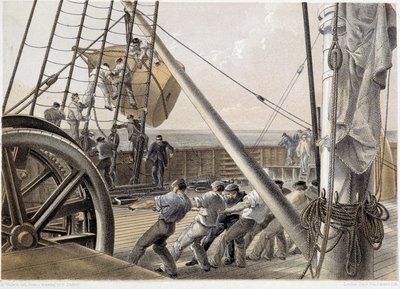 Een grote stipboei werd getekend op 2 aug. 1858 - in 