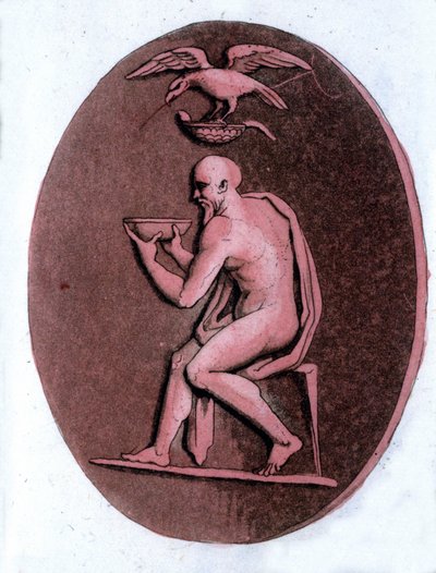 Aeschylus (ca. 525-456 v.Chr.), Griekse tragische dichter door Unknown artist