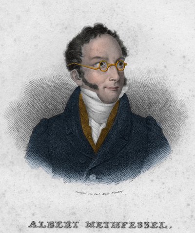 Albert Gottlieb Methfessel (1785-1869) - Engelse componist en dirigent. door Unknown artist