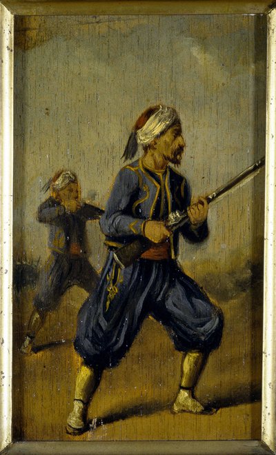 Algerijnse Tirailleurs, anoniem door Unknown artist