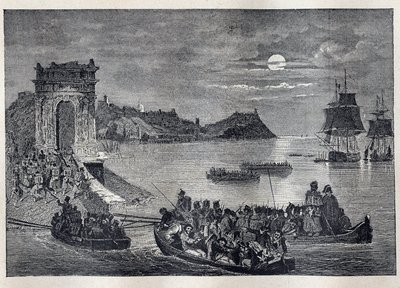 Ancona - Ancona-expeditie naar Italië gelanceerd door Louis Philippe I in de nacht van 22-23 februari door Unknown artist