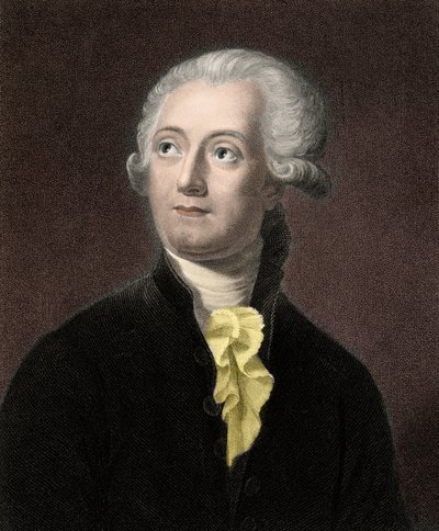 Antoine Laurent Lavoisier (1743-1794) - gravure - 19e eeuw door Unknown artist