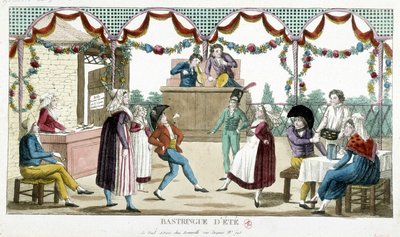 Bal: Zomer bastringue, n.d., eind 18e eeuw door Unknown artist