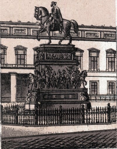 Berlijn, Duitsland: standbeeld van Frederik II de Grote (Frederik de Grote) door Unknown artist