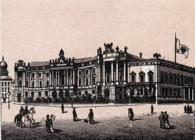 Berlijn, Duitsland: uitzicht op het Keizerlijk Paleis door Unknown artist