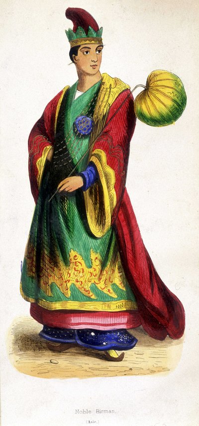 Birmese edelman door Unknown artist