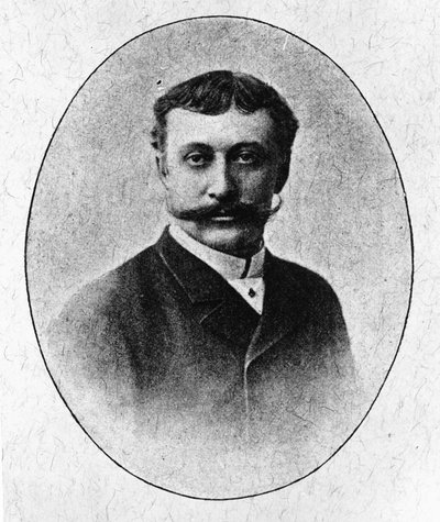 Circus: portret van Charles Franconi (19e eeuw), in "Ecuyers et Ecuyères", door de Baron de Vaux door Unknown artist