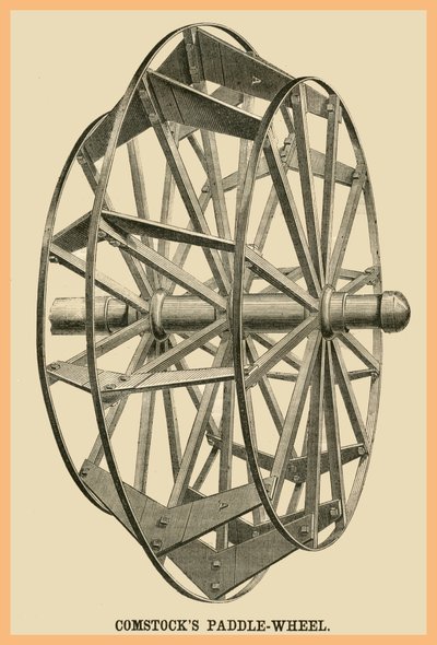Comstocks Peddelwiel door Unknown Artist