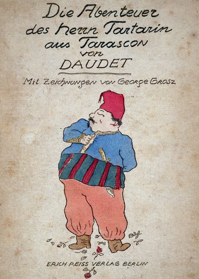 Cover van "Tartarin de Tarascon" door Alphonse Daudet door Unknown Artist