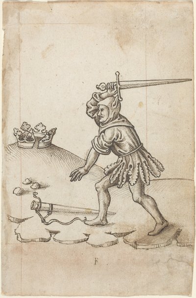 Breek de kroon niet [fol. 43 recto], ca. 1512-1515 (pen en zwarte inkt op geschept papier) door Unknown Artist