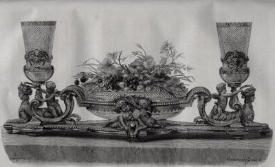 Bijzonder in kristal van de Baccarat-fabriek - gravure in 