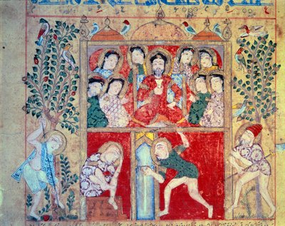 Favoriete Genezing. Miniatuur uit het manuscript 
