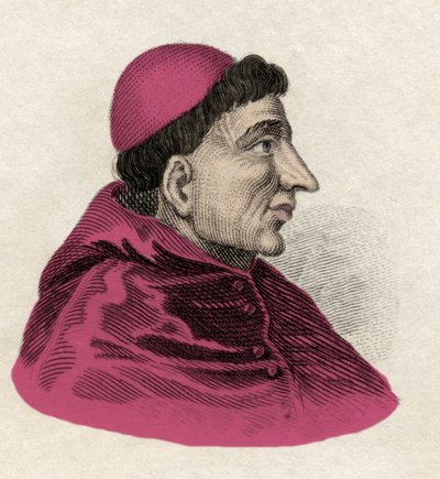 Francisco Jimenez de Cisneros (Gonzalo Jimenez de Cisneros) (1436-1517) kardinaal, religieus hervormer en Spaanse staatsman. Gravure uit de 19e eeuw door Unknown artist